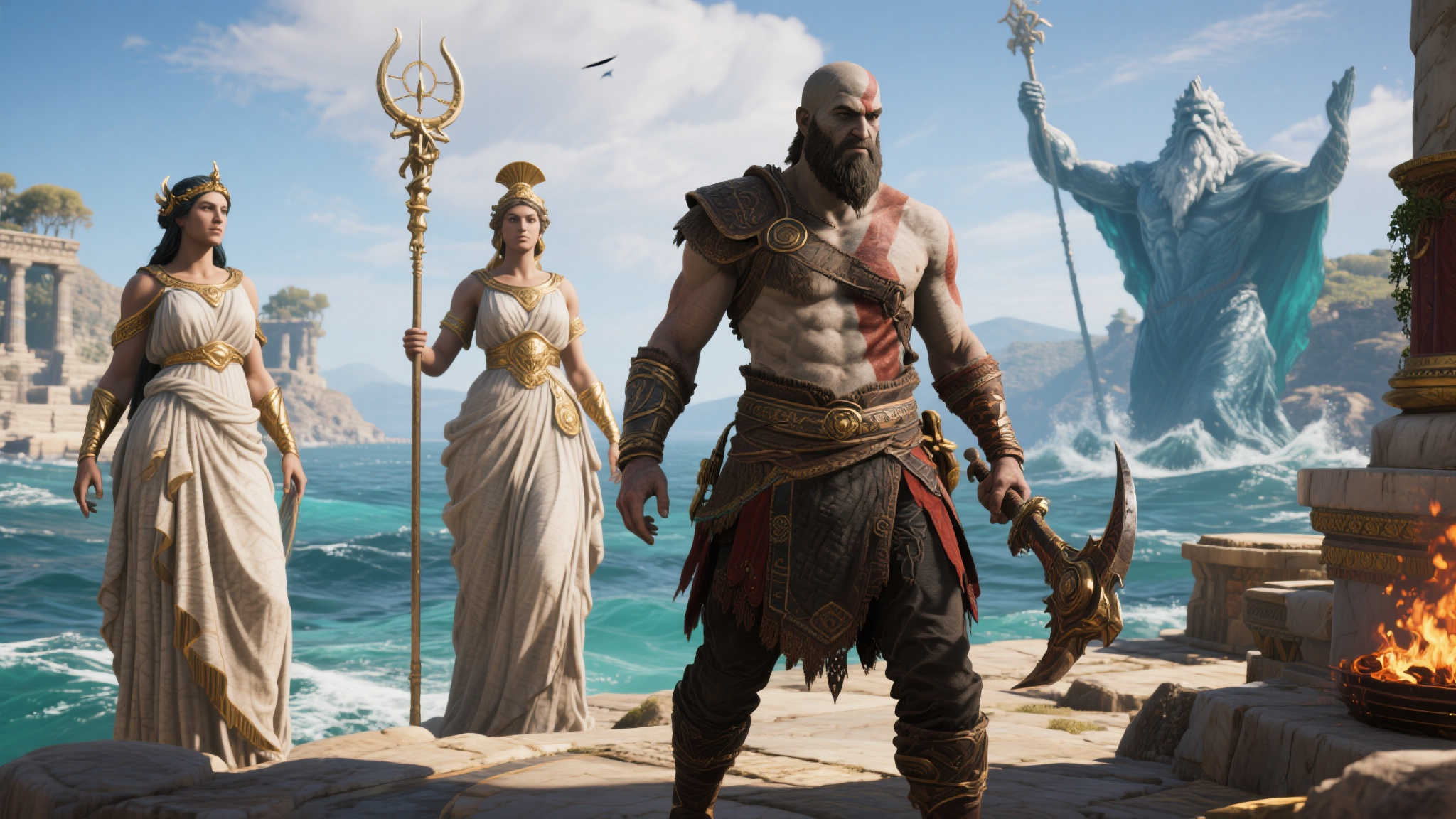 《战神》新作或将以希腊为背景?圣莫妮卡工作室大举招聘中 尽管消息尚未得到官方证实,但社区内的讨论